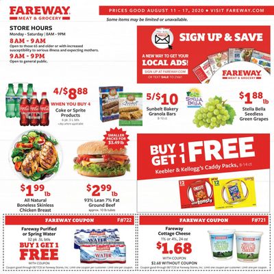 Fareway Weekly Ad August 11 to August 17