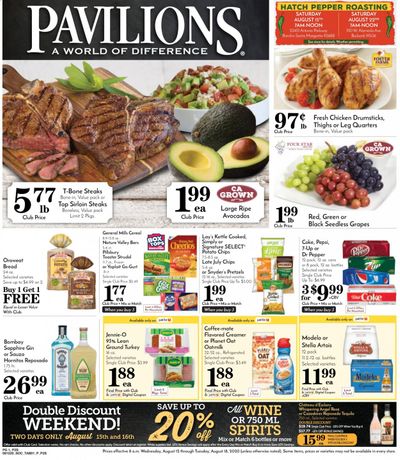 Pavilions Weekly Ad August 12 to August 18