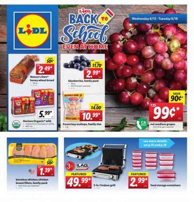 Lidl Weekly Ad August 12 to August 18