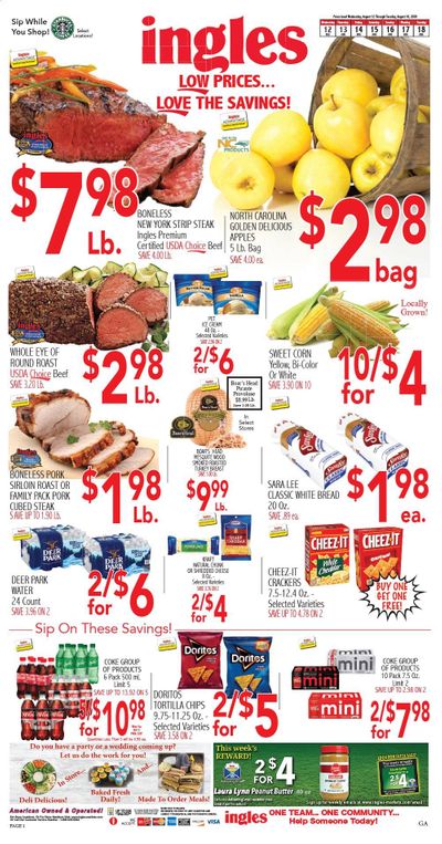 Ingles Weekly Ad August 12 to August 18