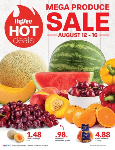 Hy-Vee (IA, IL, KS, MN, MO, NE, SD, WI) Weekly Ad August 12 to August 16