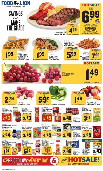 Food Lion (MD) Weekly Ad August 12 to August 18