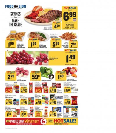 Food Lion (WV) Weekly Ad August 12 to August 18