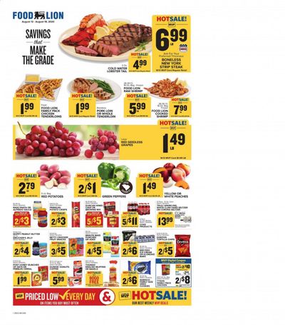 Food Lion (SC) Weekly Ad August 12 to August 18