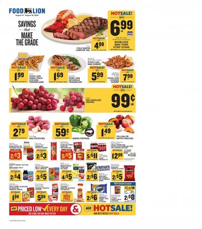 Food Lion (NC) Weekly Ad August 12 to August 18