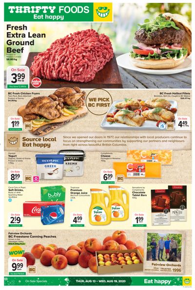 Thrifty Foods Flyer August 13 to 19