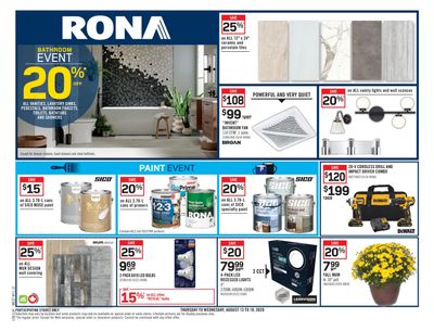 Rona (West) Flyer August 13 to 19