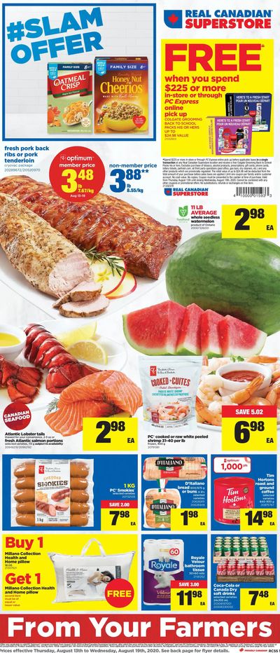 Real Canadian Superstore (ON) Flyer August 13 to 19