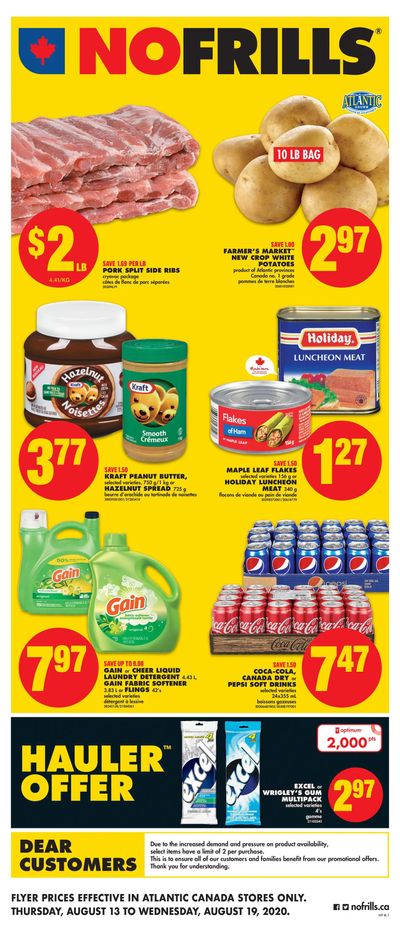 No Frills (Atlantic) Flyer August 13 to 19