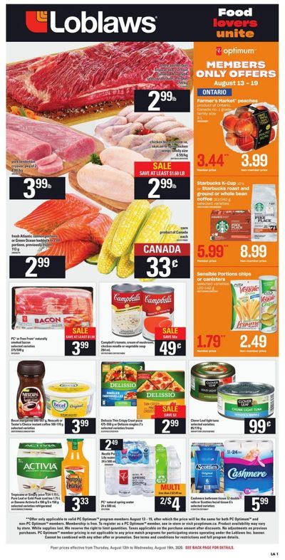 Loblaws (ON) Flyer August 13 to 19