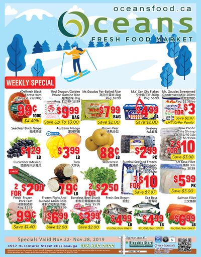 Oceans Fresh Food Market (Mississauga) Flyer November 22 to 28