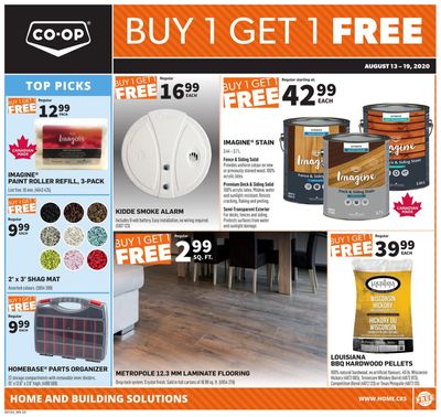 Co-op (West) Home Centre Flyer August 13 to 19