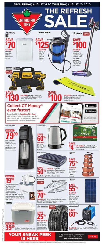Canadian Tire (ON) Flyer August 14 to 20