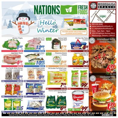 Nations Fresh Foods (Mississauga) Flyer November 22 to 28