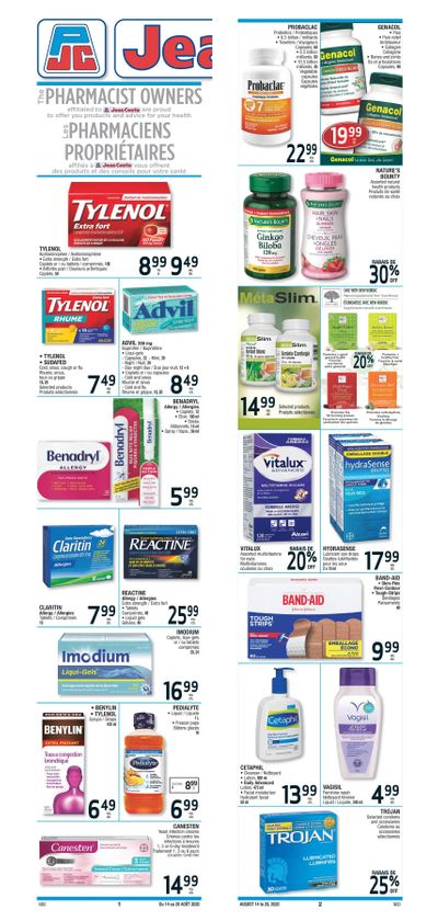 Jean Coutu (NB) Flyer August 14 to 20