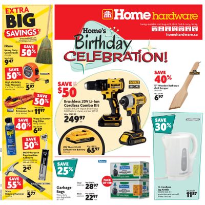 Home Hardware (BC) Flyer August 13 to 19