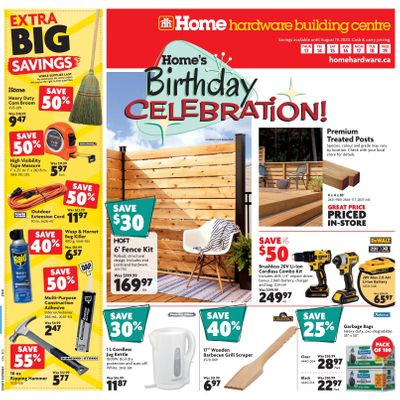 Home Hardware Building Centre (BC) Flyer August 13 to 19