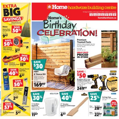 Home Hardware Building Centre (ON) Flyer August 13 to 19