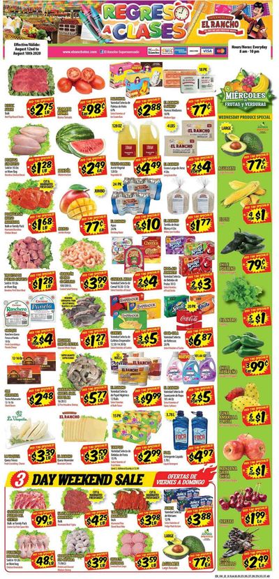 El Rancho Weekly Ad August 12 to August 18