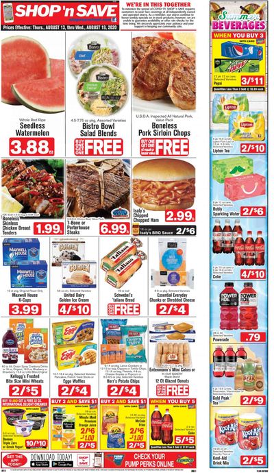 Shop ‘n Save (Pittsburgh) (MD, NY, OH, PA) Weekly Ad August 13 to August 19