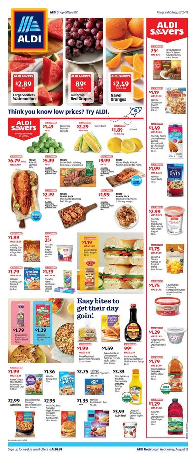 ALDI (NC, SC, VA) Weekly Ad August 12 to August 18