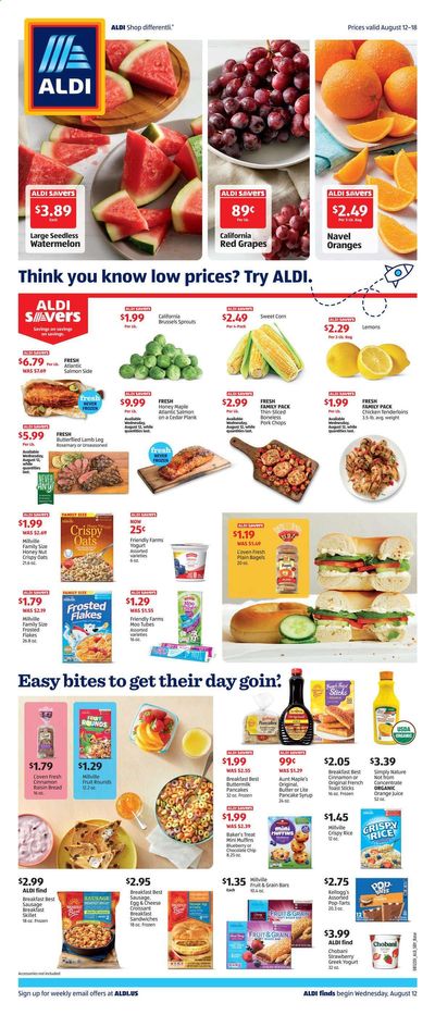 ALDI (NC, PA, SC, TN, VA) Weekly Ad August 12 to August 18