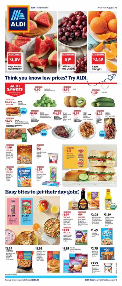 ALDI (NY, OH, PA, TN, WV) Weekly Ad August 12 to August 18