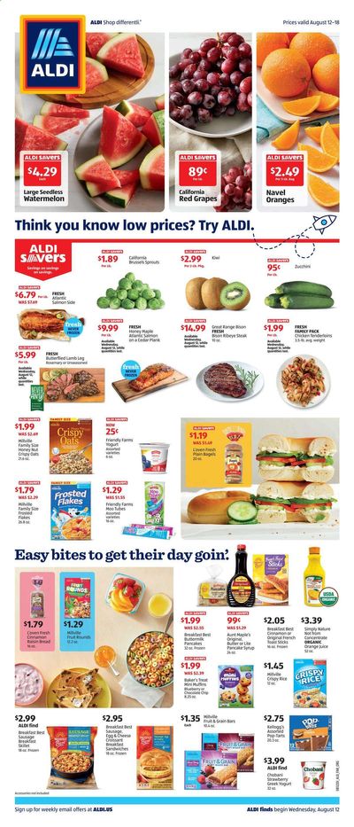 ALDI (IA, NY, WI) Weekly Ad August 12 to August 18