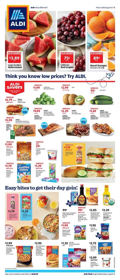 ALDI (TX) Weekly Ad August 12 to August 18