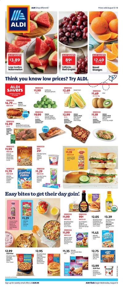 ALDI (AL, GA, IL, MO, NC, SC, TN) Weekly Ad August 12 to August 18
