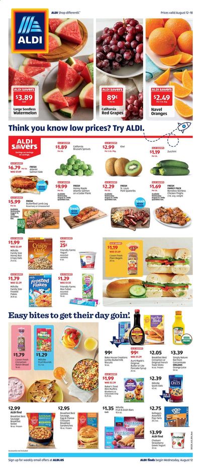 ALDI (TX) Weekly Ad August 12 to August 18
