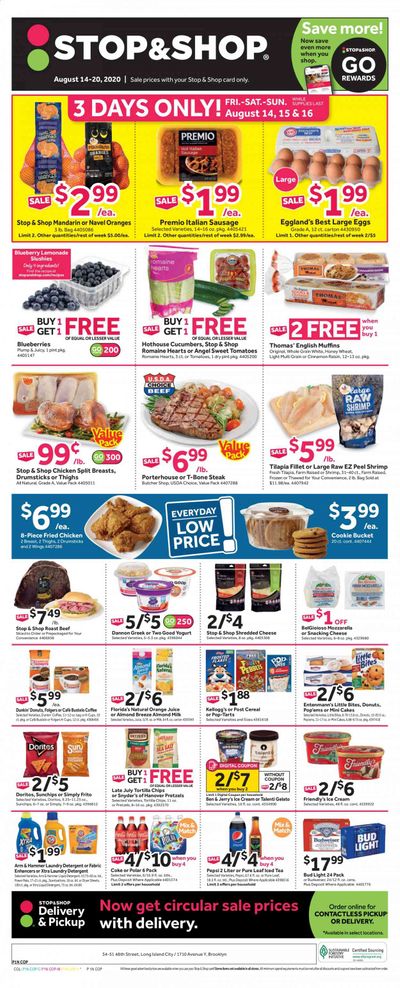 Stop & Shop (NY) Weekly Ad August 14 to August 20