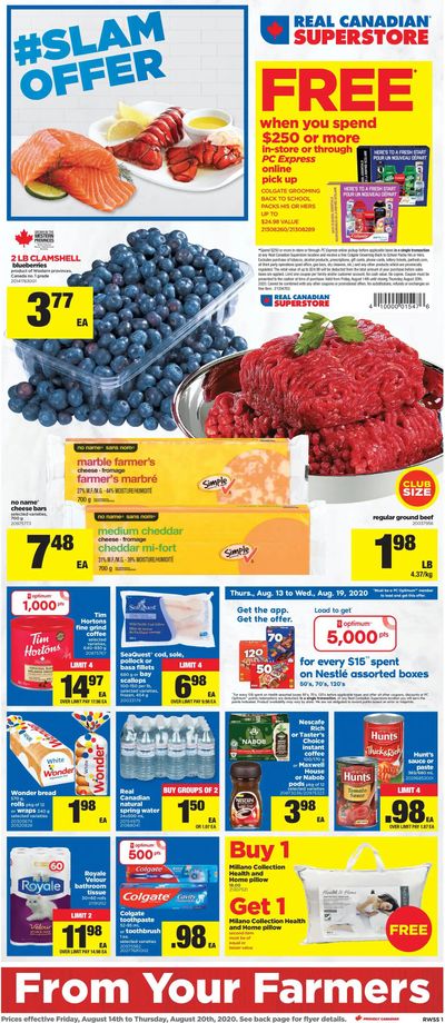 Real Canadian Superstore (West) Flyer August 14 to 20