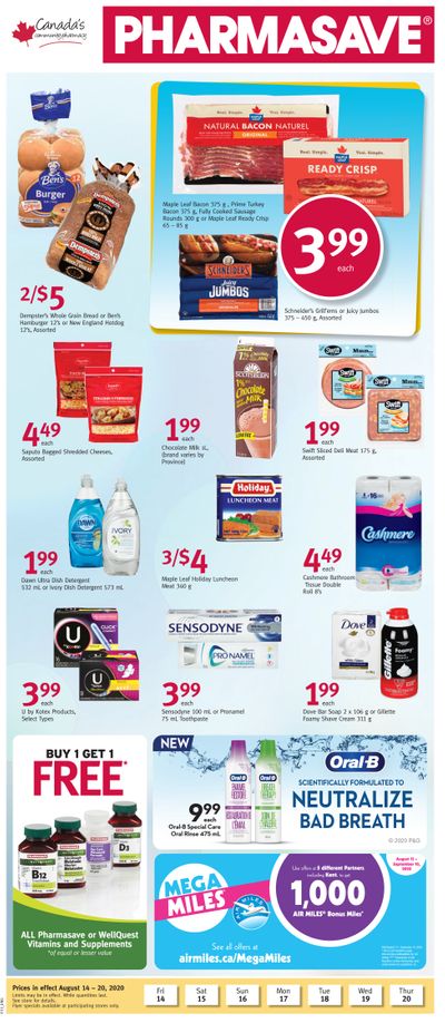 Pharmasave (Atlantic) Flyer August 14 to 20