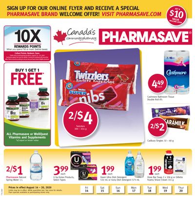 Pharmasave (ON) Flyer August 14 to 20