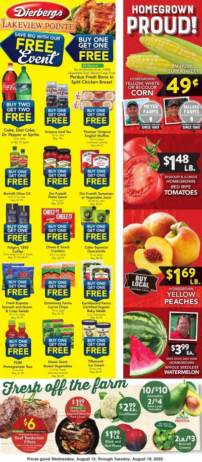 Dierbergs (MO) Weekly Ad August 12 to August 18