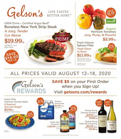 Gelson's Weekly Ad August 12 to August 18