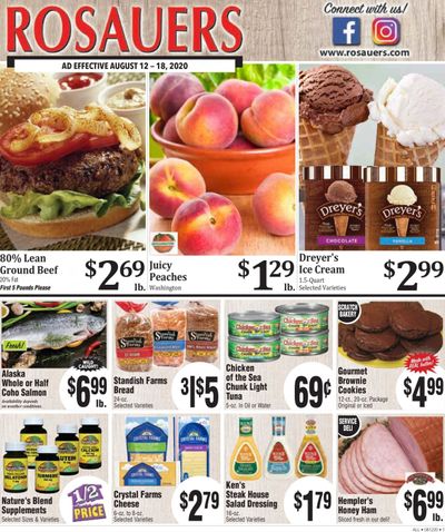 Rosauers Weekly Ad August 12 to August 18