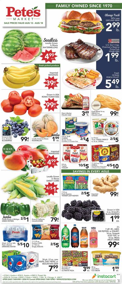 Pete's Fresh Market Weekly Ad August 12 to August 18