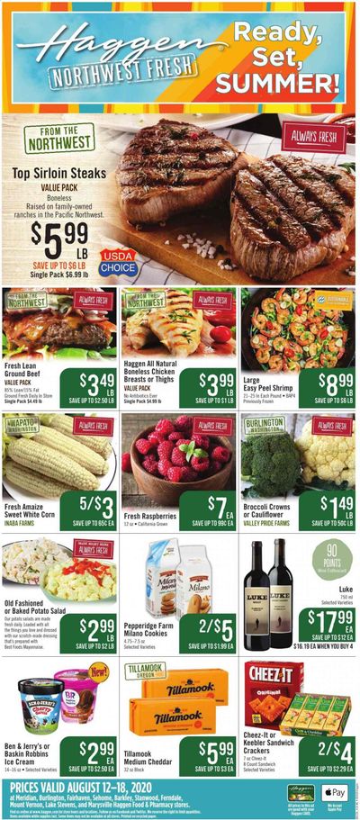 Haggen Weekly Ad August 12 to August 18