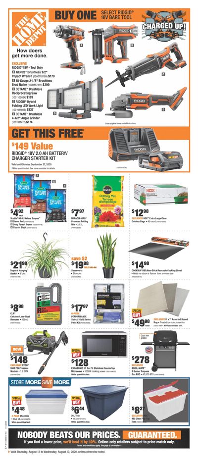 Home Depot (Atlantic) Flyer August 13 to 19