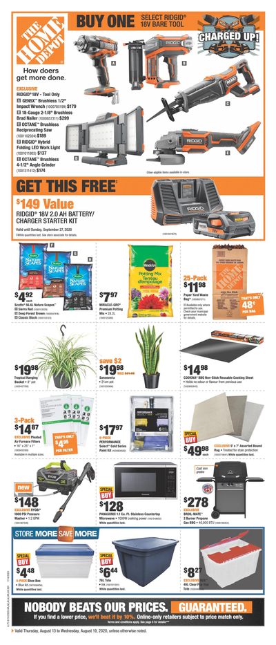 Home Depot (ON) Flyer August 13 to 19