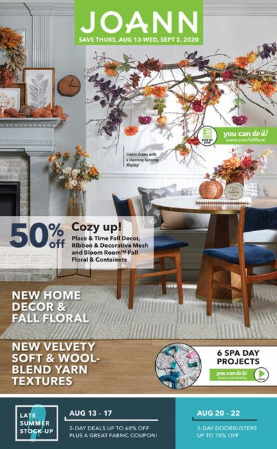 JOANN Weekly Ad August 13 to September 2