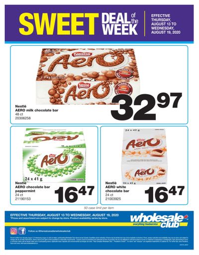 Wholesale Club Flyer August 13 to 19