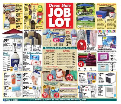 Ocean State Job Lot Weekly Ad August 13 to August 19