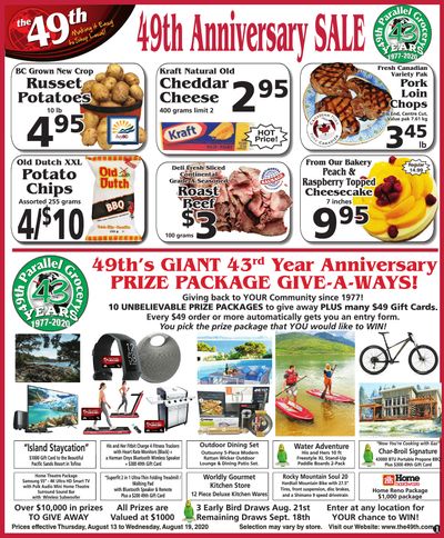 The 49th Parallel Grocery Flyer August 13 to 19
