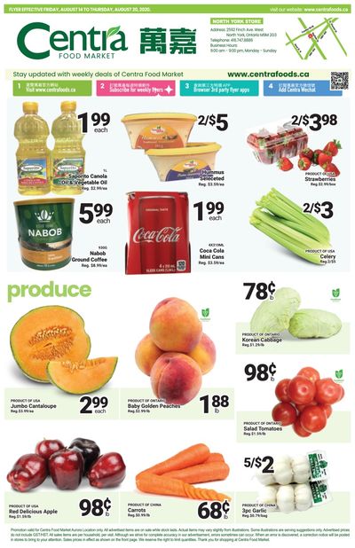 Centra Foods (North York) Flyer August 14 to 20