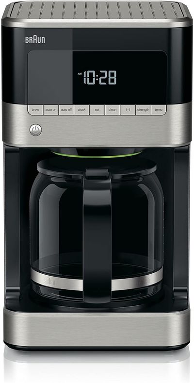 Braun KF7150BK Brew Sense Drip Coffee Maker, Black On Sale for $99.00 (Save $32.01) at Amazon Canada