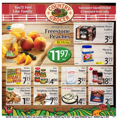 Country Grocer Flyer August 14 to 20