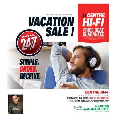 Centre Hi-Fi Flyer August 14 to 20
